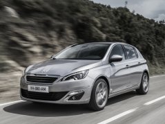 Loketní opěrka Peugeot 308 II, černá, textilní potah