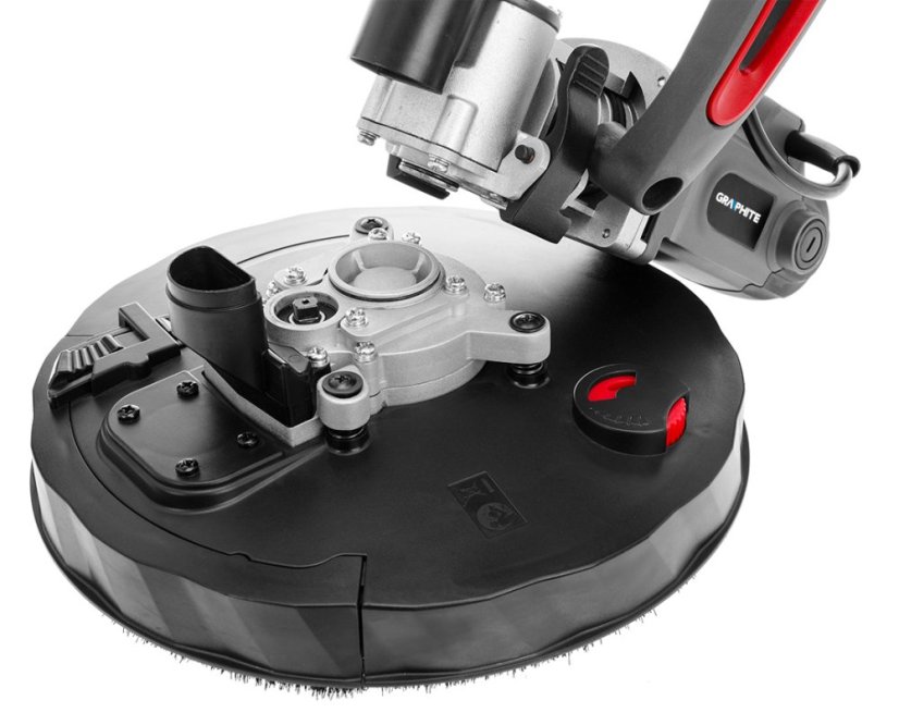 Gipszcsiszoló 710W, 215 mm, kerek és háromszögletű láb, fáklya 59G264