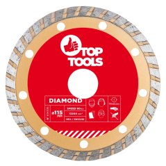 Dijamantni disk, 115 x 22,2 mm, Turbo 61H335