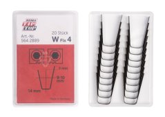 W Fix 4 penge, 9-10 mm, Rubber Cut gumiabroncs-vágó géphez, 20 db.