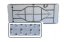Masă pliabilă de catering 180cm negru
