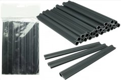 Befestigungsclips für Schirmstreifen 19 cm, anthrazit, 20 Stück