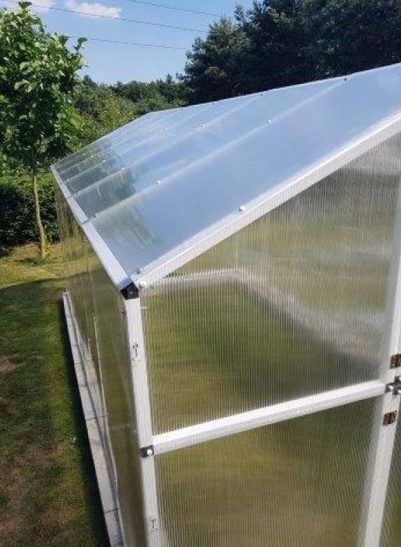 Gewächshaus aus Polycarbonat 210x405x191cm
