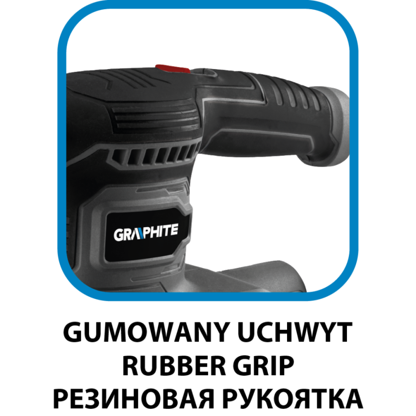 Orbitális csiszológép 380W, lapát 115x230 mm 59G329