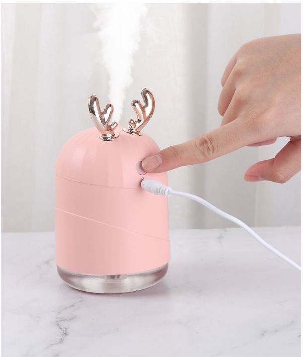 Aroma difuzor LED USB 200ml Deer White