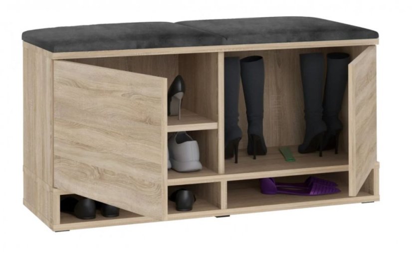 Előszobafal akasztós Sonoma/ Grey