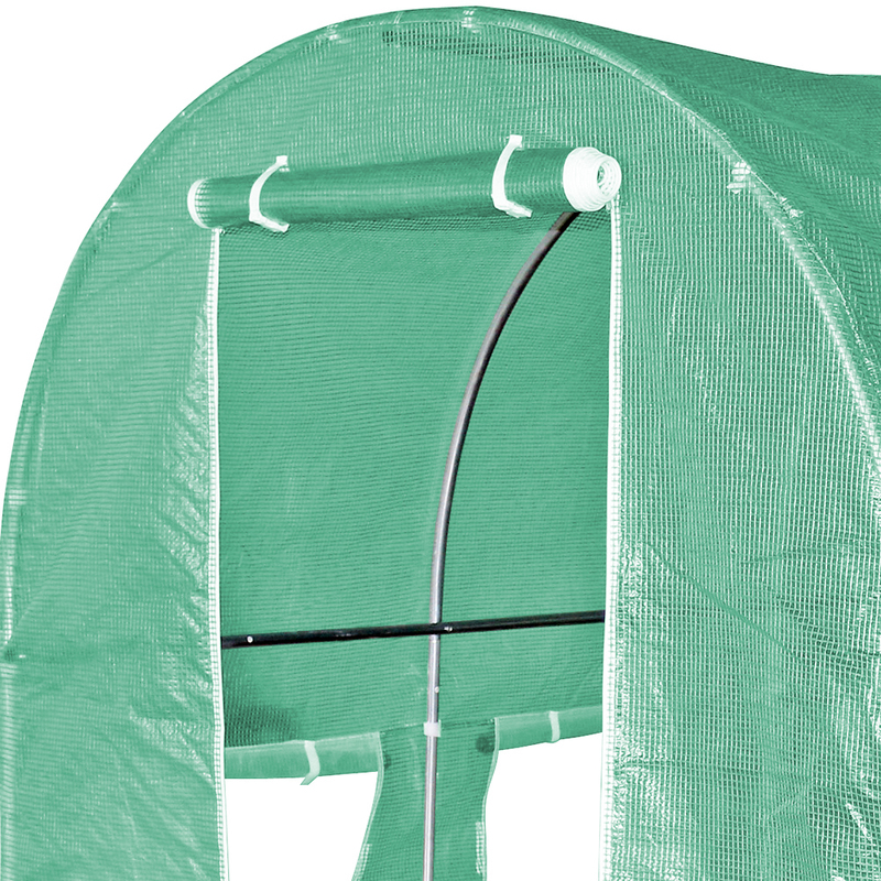 Garten-Foliengewächshaus 2,5x5m mit UV-Filter PREMIUM