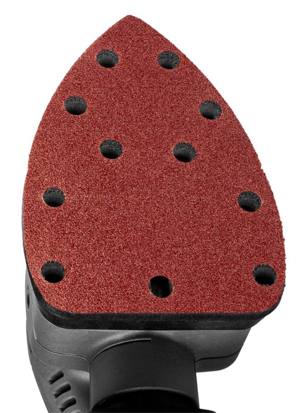 Deltás körcsiszoló 180 W, talplemez 140 x 140 x 80 mm 59G336