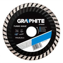 Dijamantni disk, 115 22,2 mm, Turbo, keramika 57H632