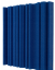 Akustický panel Equalizer 50x50cm, tloušťka 7cm, modrý