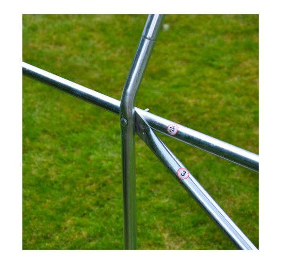 Kerti fóliasátor FEHÉR 2x3m UV-szűrővel PREMIUM