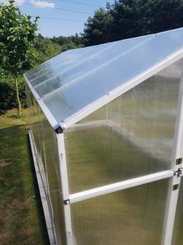 Gewächshaus aus Polycarbonat 210x405x191cm