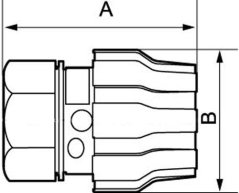 Aluminiumstopfen, Durchmesser 63 mm, 9PPSBO63