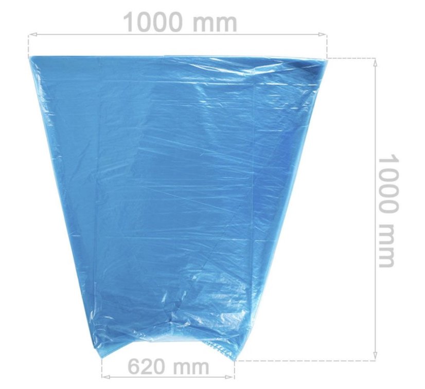 Pytle na pneumatiky LDPE 62cm 10ks modré