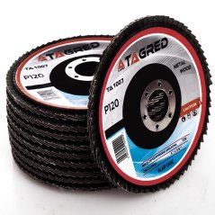 Lopatični disk 125 mm/22,23 mm zrnatost P120 TA1007