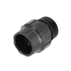 Aluminium-Rohrkupplung, Durchmesser 50 mm, 2" Außengewinde, 9PPSMM5060