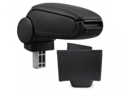 Könyöktámasz AUDI A3 (S3) MODEL 8L, fekete, öko-bőr