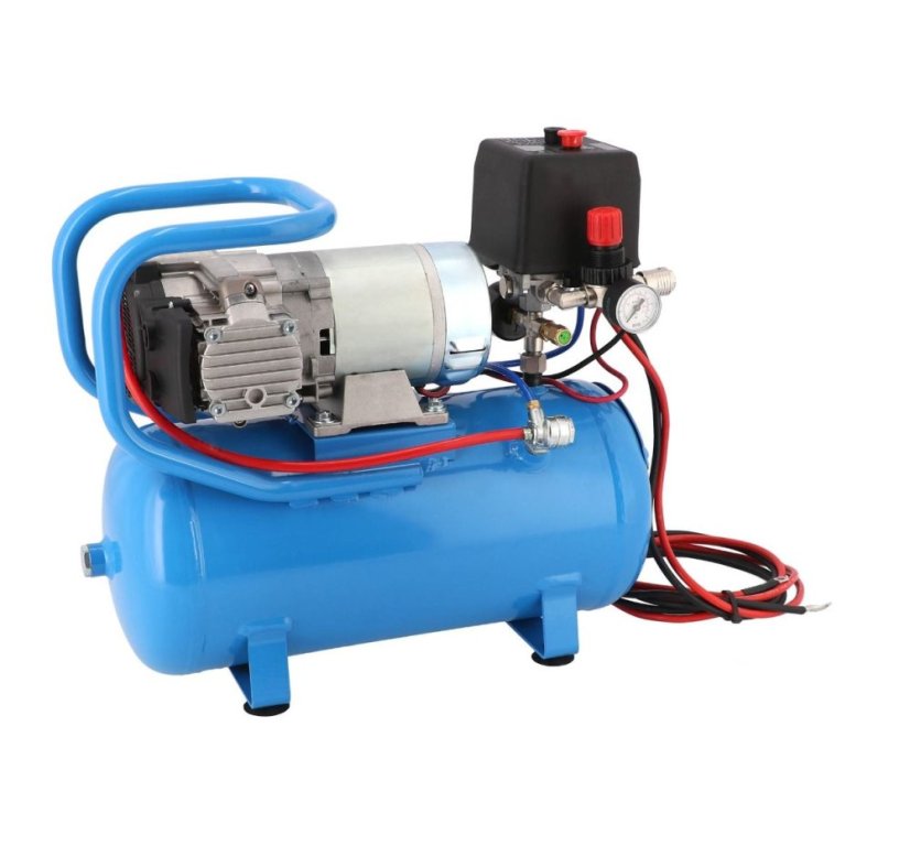 Auto kompresor 12V DC 12-180/15 10 bar 0,75 KM/0,55 kW 144 l/min 15 l bezuljni dvoklipni 36587