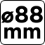 Колело за отстраняване на лепило 88 mm 55H811