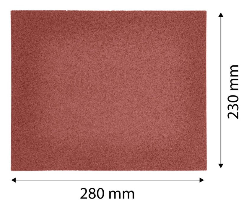 Csiszolópapír 230 x 280 mm, P100 58T346
