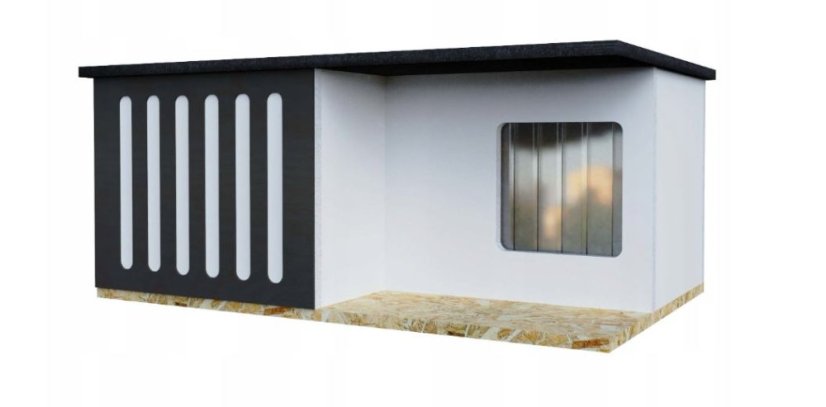 Căsuță pentru pisici cu terasă Benji L