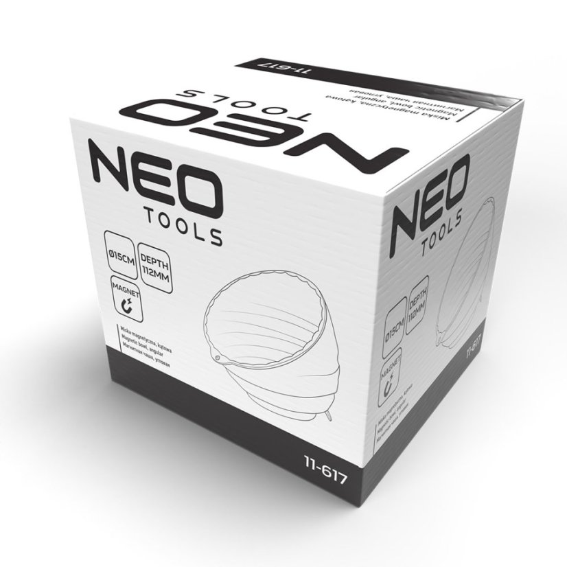 Magnettopf, schräg, Durchmesser 150 mm 11-617