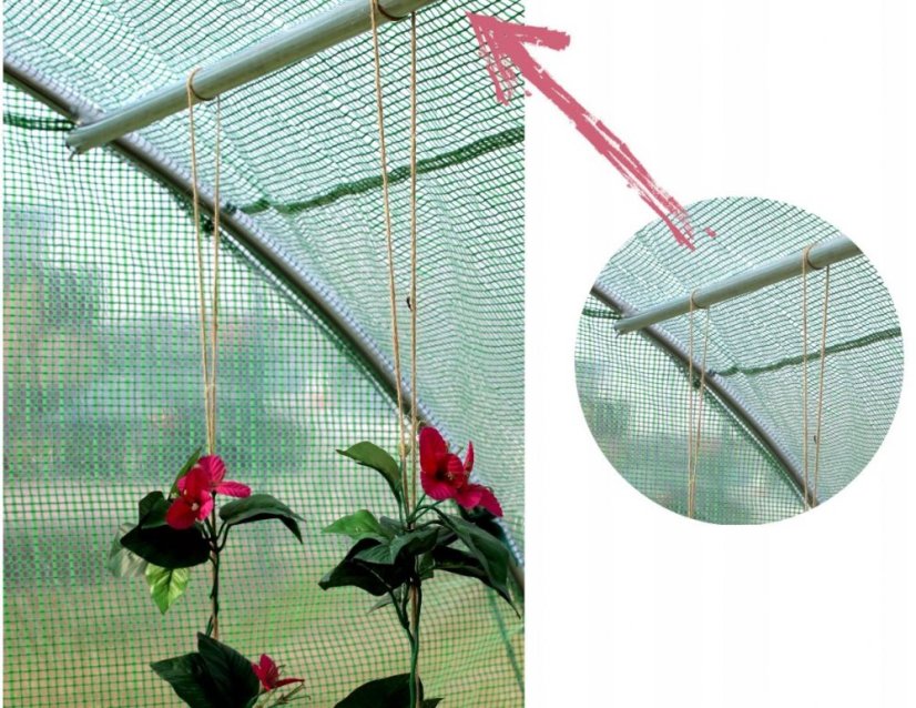Kerti fóliaház/fóliasátor 3x8m UV filterrel PREMIUM