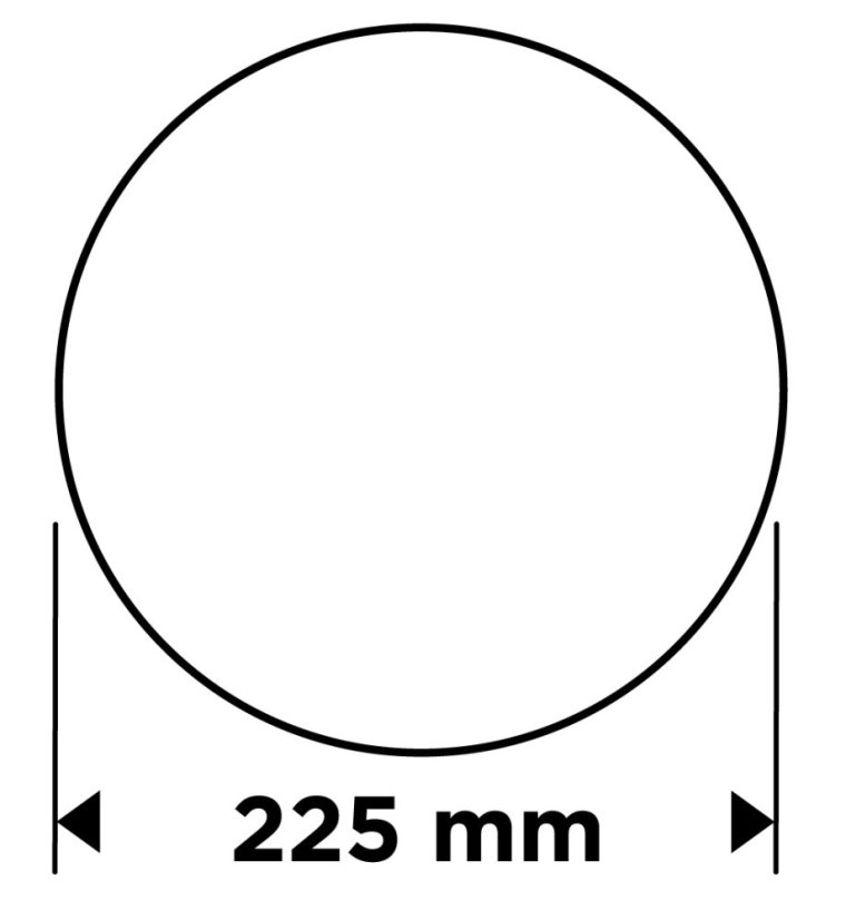 Brusni diskovi, perforirani, s čičak rupama 225 mm, P40, 5 kom. 58T270