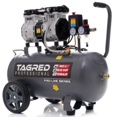 Compresor fără ulei TA3384 10 BAR 50L R2 cu două pistoane TA3384