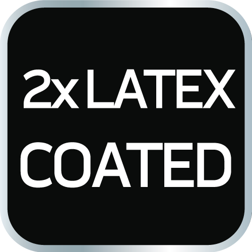 Arbeitshandschuhe, latexbeschichtetes Polyester (2 Schichten), 3141X, Größe 9 97-643-9