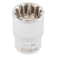 Goli nastavek 1/2", 18 mm 08-590