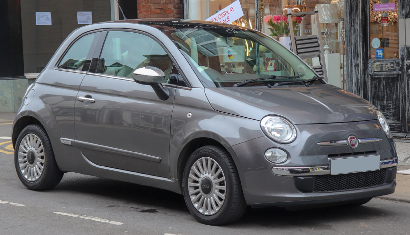 Armlehne Fiat 500 - Armster 2, grau, Kunstleder