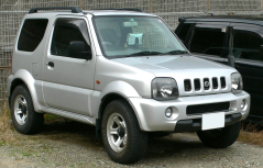 Suzuki JIMNY naslon za roke - Armster 2, siva, eko usnje