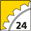 Csillagvilláskulcsok 1/2", 11 darabos készlet 38D652