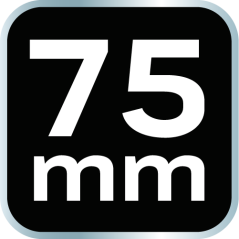 Lopatka iz nerjavečega jekla, 75 mm 50-355