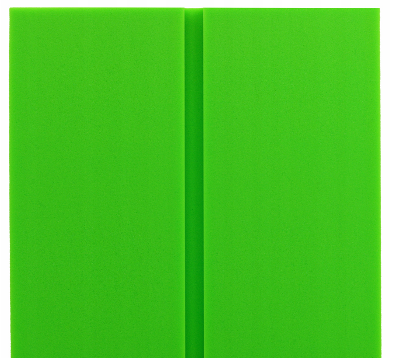 Akustický panel Obdélníky 50x50cm, tloušťka 3cm, světle zelený