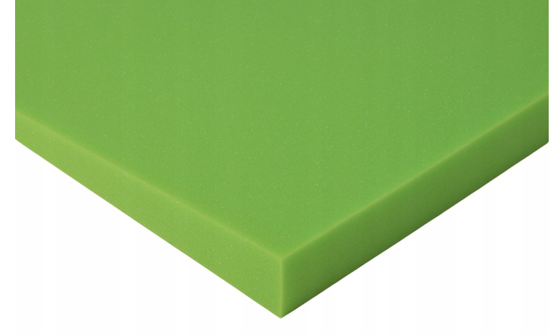 Akustický panel 3D zkosený 50x50cm, tloušťka 5cm, světle zelený