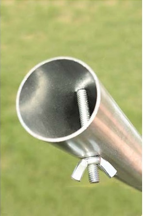 Cort pentru petreceri 3x6m - PE Classic - construcție tubulară din oțel Alb