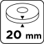 Brusni diskovi 200 x 20/16/12,7 x 20 mm, P 60, 2 komada 57T128
