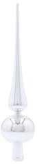 Špic na vianočný stromček 30cm Silver