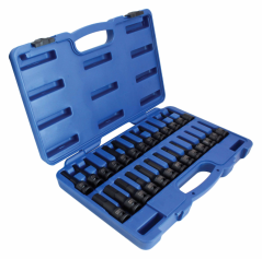 Sada rázových nástavců TORX HEX XZN 1/2" 26ks A-IS2612