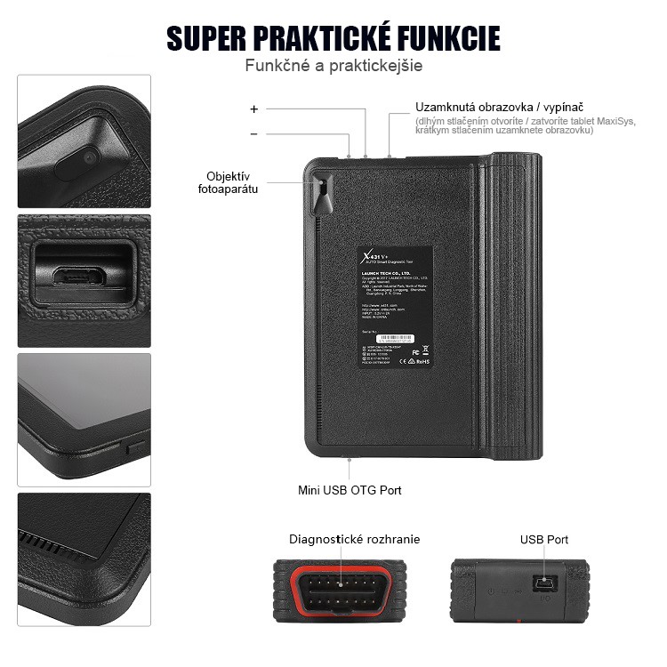 Autodiagnostika LAUNCH X431 V+ 4.0 CZ 2026