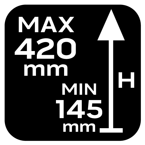 Pneumatska dizalica 3T, visina 145-420 mm 11-737