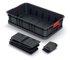 Cutie de depozitare cu separatoare 52x32,7x12,5cm SOLUȚIE MODULARĂ