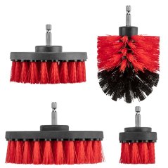 Čistiace kefy na vŕtačku, 4 ks. 57T437