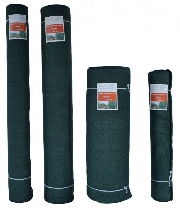 Árnyékoló háló ZÖLD 1,2m x 25m 60% -os takarás