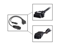 OBDII redukcia - PSA 3pin V2, Fiat 3pin