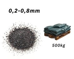 Abrazívum na pieskovanie 0,2-0,8 500kg