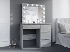 Тоалетка с LED огледало Cleopatra Stone