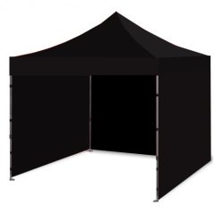 Nožnicový stan 3x3 Čierny HQ